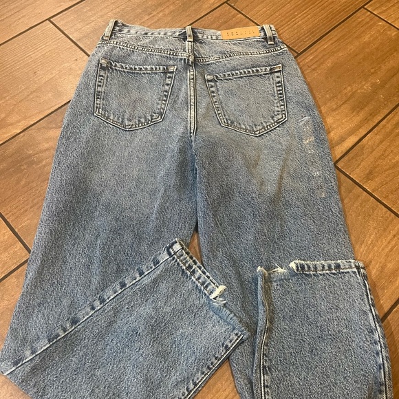 Pacsun distressed high rise straight NWT jeans size 25 - Picture 4 of 4